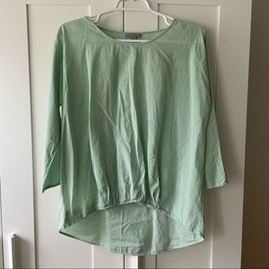 COS Airy Gathered Hem Top